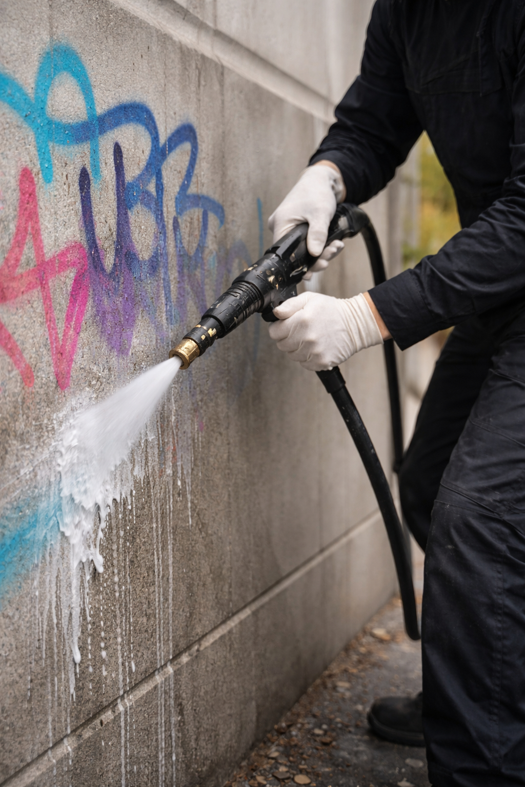 Graffitin poisto Helsingissä