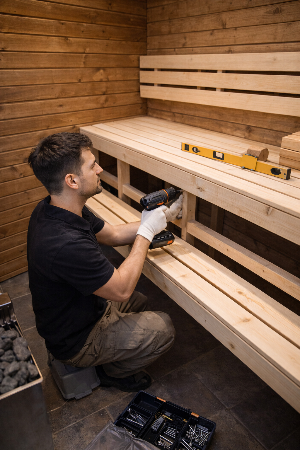 Miten tehdä saunan lauteiden parafiiniöljyäminen ? Helsingissä